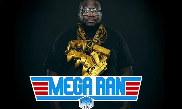 Mega Ran in a performance portrait.